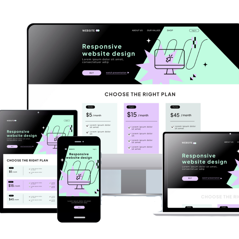 responsive web design, google my business maps